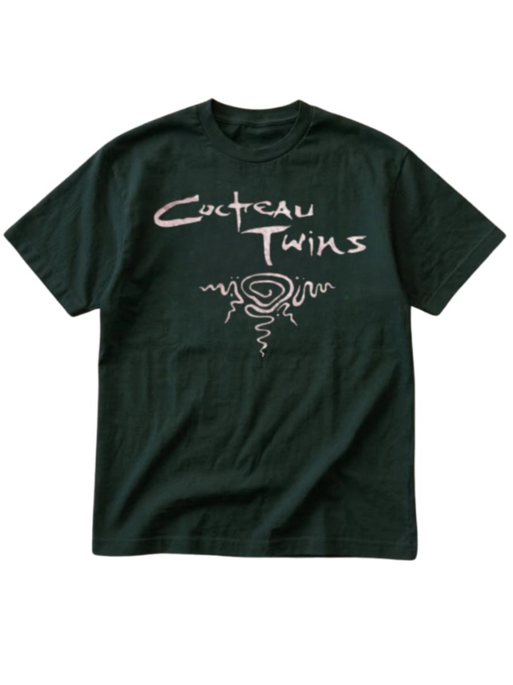 Forest green Cocteau twins Graphic Logo Tee